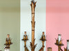 Regency Style Faux Bamboo Chandelier