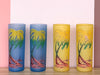 Set of Eight Palm Tree Glassware