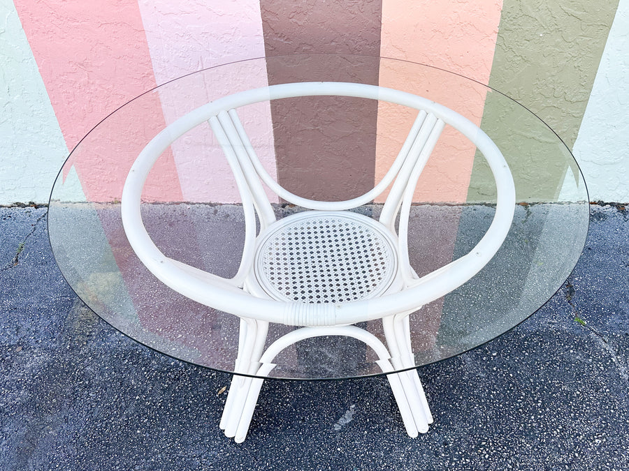 Old Florida Rattan Dining Set