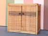 Woven Rattan Cabinet