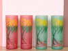 Set of Eight Palm Tree Glassware