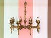 Regency Style Faux Bamboo Chandelier