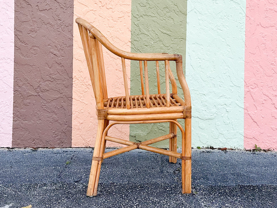 Coastal Rattan Barrel Chair