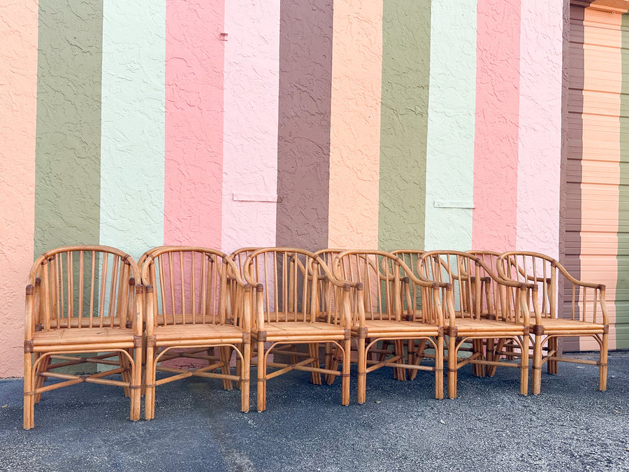 Coastal Rattan Barrel Chair