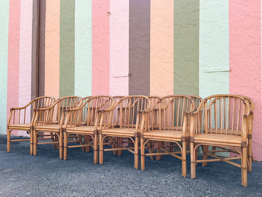 Coastal Rattan Barrel Chair