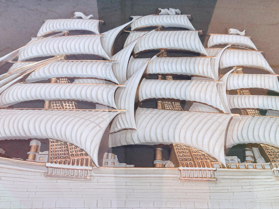 Three Dimensional Nautical Ship Art
