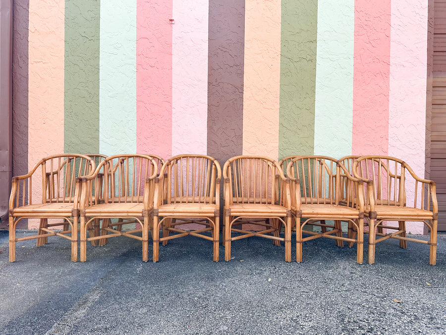 Coastal Rattan Barrel Chair