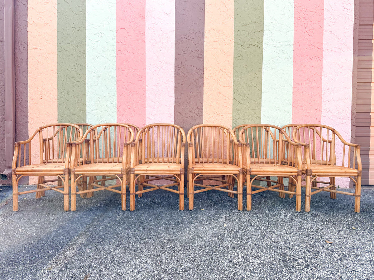 Coastal Rattan Barrel Chair