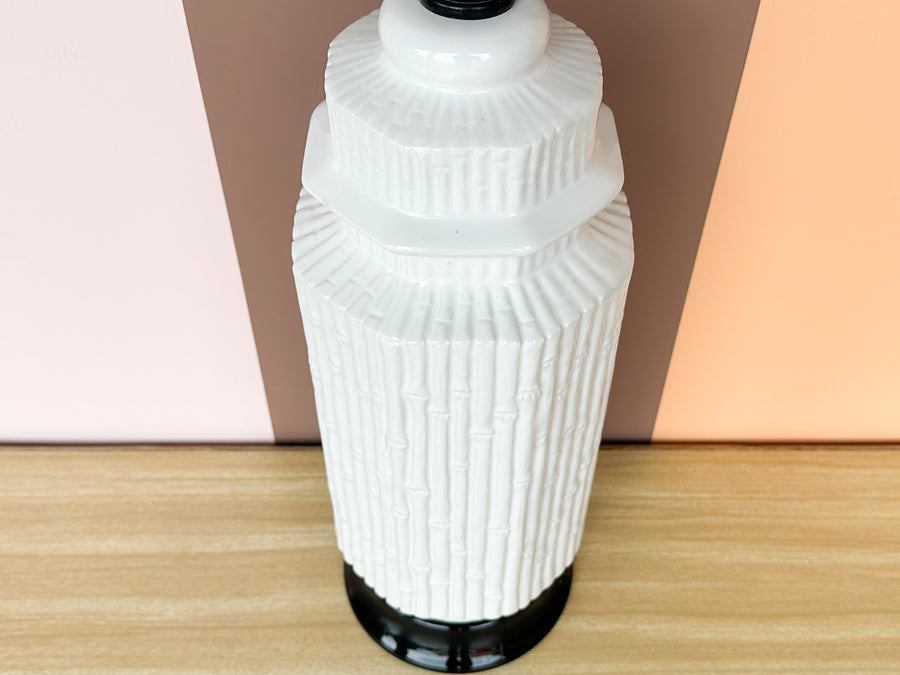 Palm Beach Style Faux Bamboo Lamp