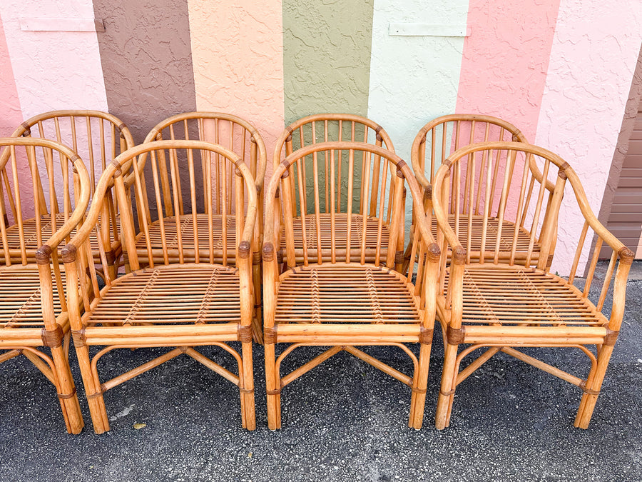 Coastal Rattan Barrel Chair