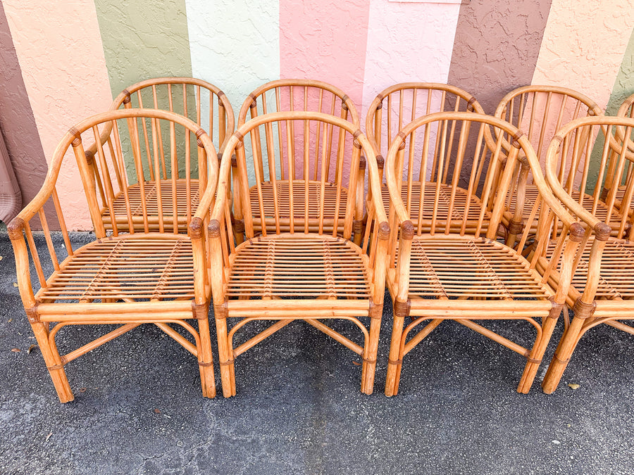 Coastal Rattan Barrel Chair