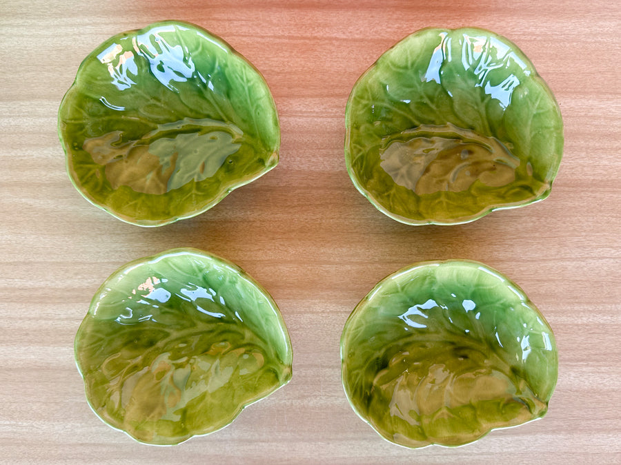 Set of Nine Cabbageware Bowls