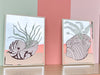 Pair of Shell Chic Painted Mirrors