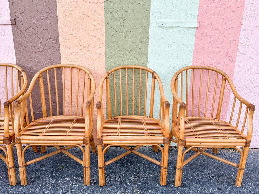Coastal Rattan Barrel Chair