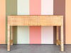 Coastal Rattan Wrapped Desk