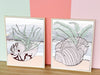 Pair of Shell Chic Painted Mirrors