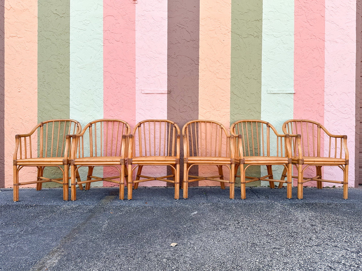 Coastal Rattan Barrel Chair