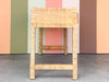 Coastal Rattan Wrapped Desk