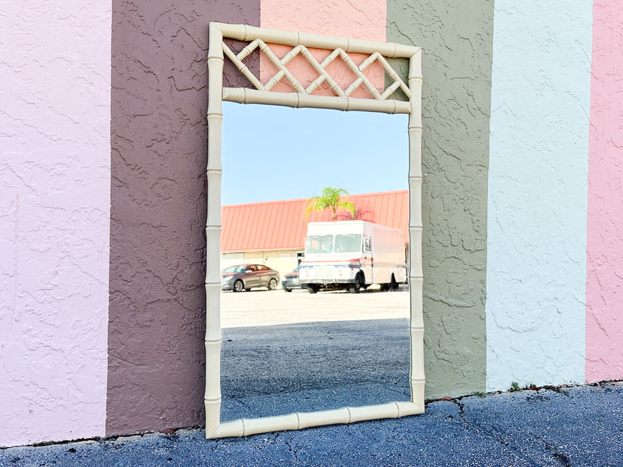 Faux Bamboo Chippendale Mirror