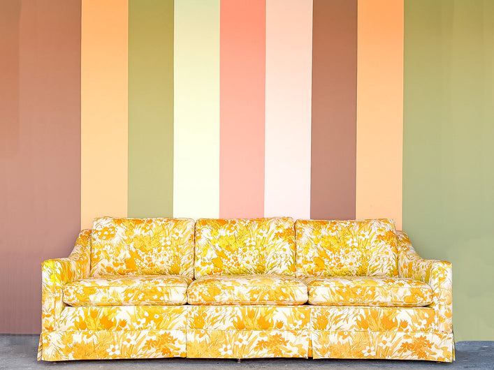Flower Power Upholstered Sofa