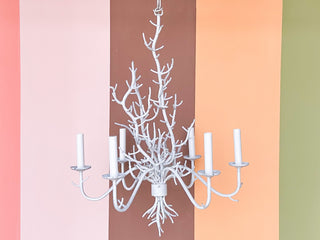 Charming Faux Coral Chandelier