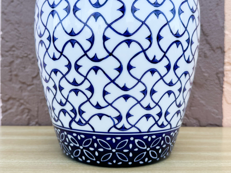 Blue and White Ginger Jar