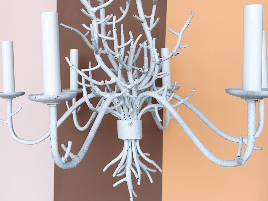 Charming Faux Coral Chandelier