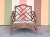 Chippendale Rattan Lounge Chair