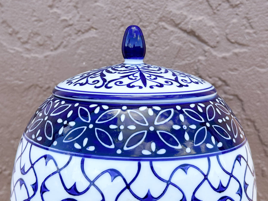 Blue and White Ginger Jar