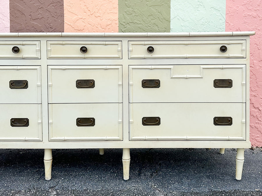 Ficks Reed Faux Bamboo Dresser