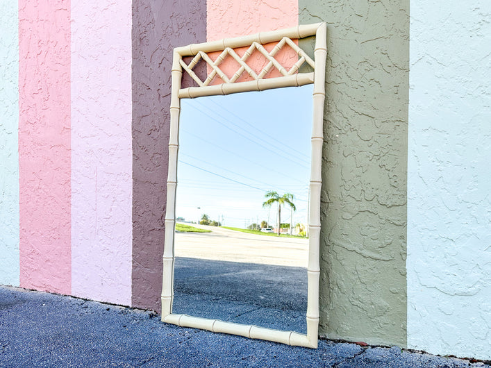 Faux Bamboo Chippendale Mirror