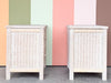 Pair of Henry Link Wicker Nightstands