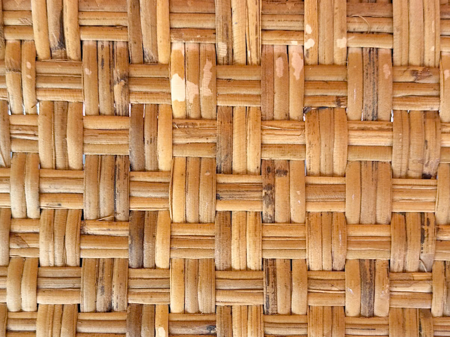 Coastal Rattan Wrapped Desk
