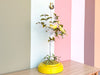 Italian Yellow Bird Tole Lamp