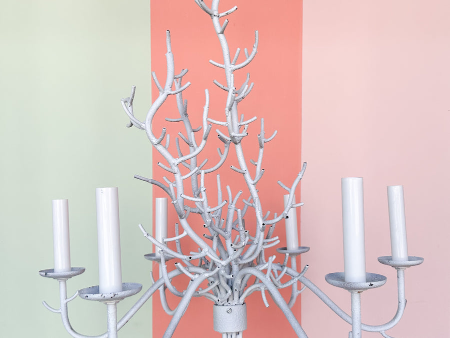Charming Faux Coral Chandelier