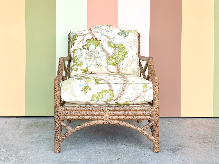 Chippendale Rattan Lounge Chair