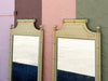 Pair of Faux Bamboo Pagoda Mirrors