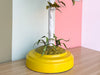 Italian Yellow Bird Tole Lamp