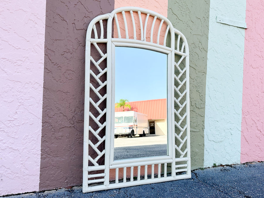 Ficks Reed Rattan Mirror