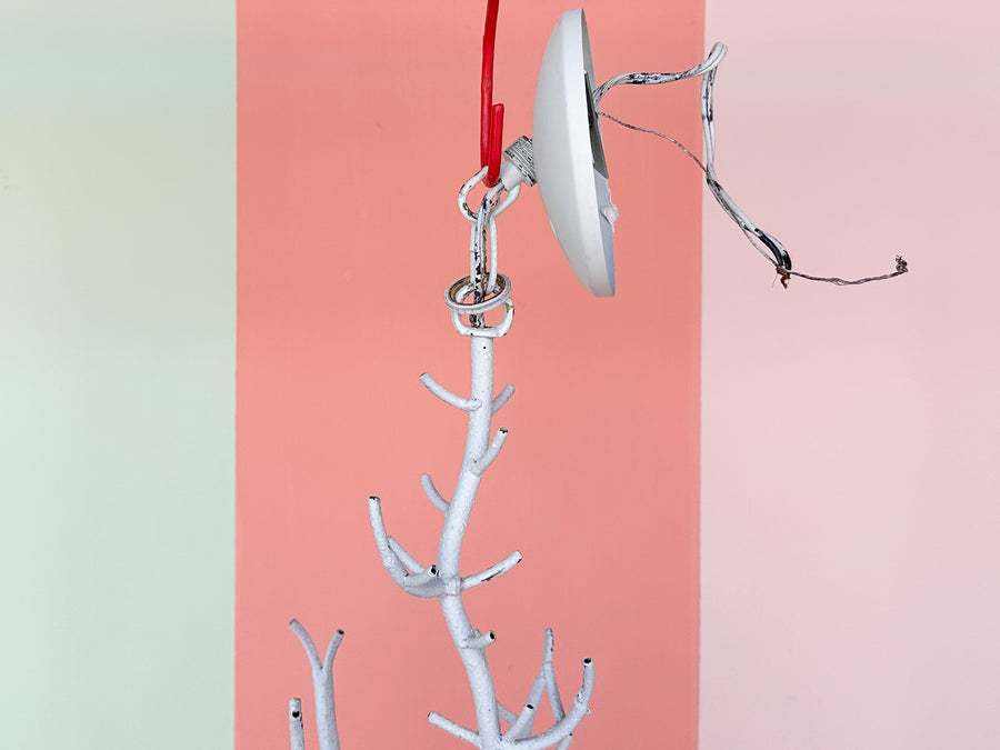 Charming Faux Coral Chandelier