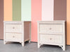 Pair of Henry Link Wicker Nightstands