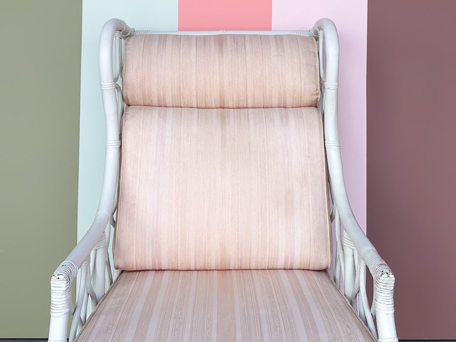 Ficks Reed Rattan Wingback Chair