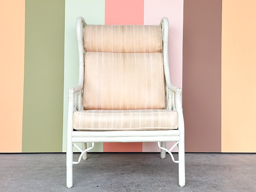 Ficks Reed Rattan Wingback Chair