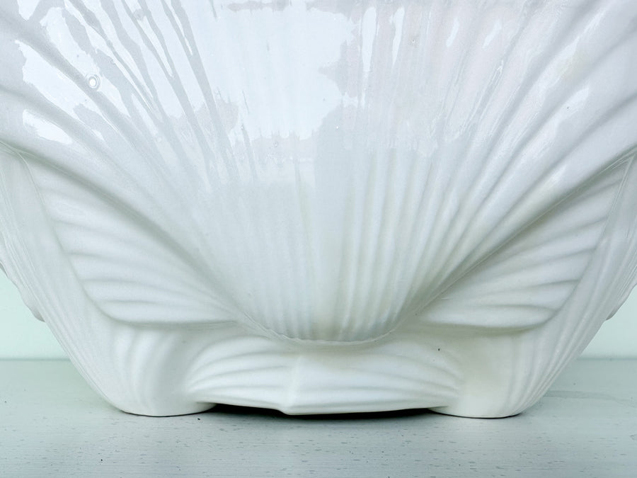 White Shell Cachepot
