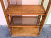 Handsome Faux Bamboo and Cane Etagere