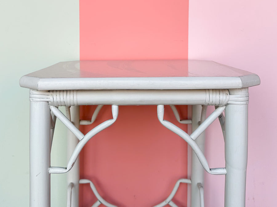 Cute Ficks Reed Rattan Side Table