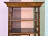 Handsome Faux Bamboo and Cane Etagere