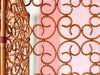 Whimsical Rattan Folding Screen