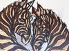 Safari Chic Zebra Art Signed Williams