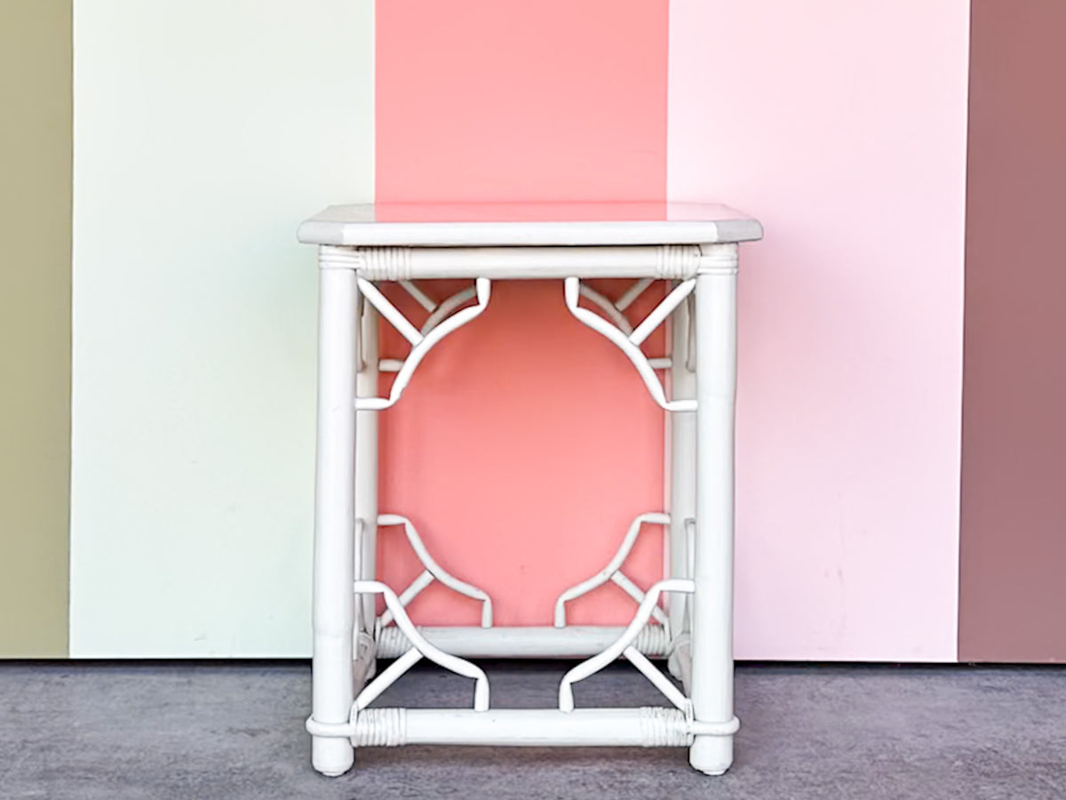 Cute Ficks Reed Rattan Side Table
